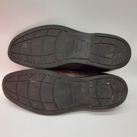 GH Bass & Co Men's BASS Drew Size 11.5 medium, Small worn spot on back Left Shoe - Picture 10 of 10